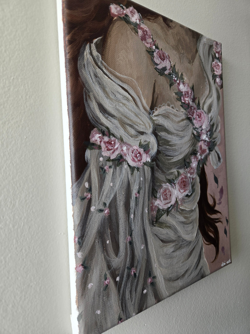One With the Flowers ~ Original Painting