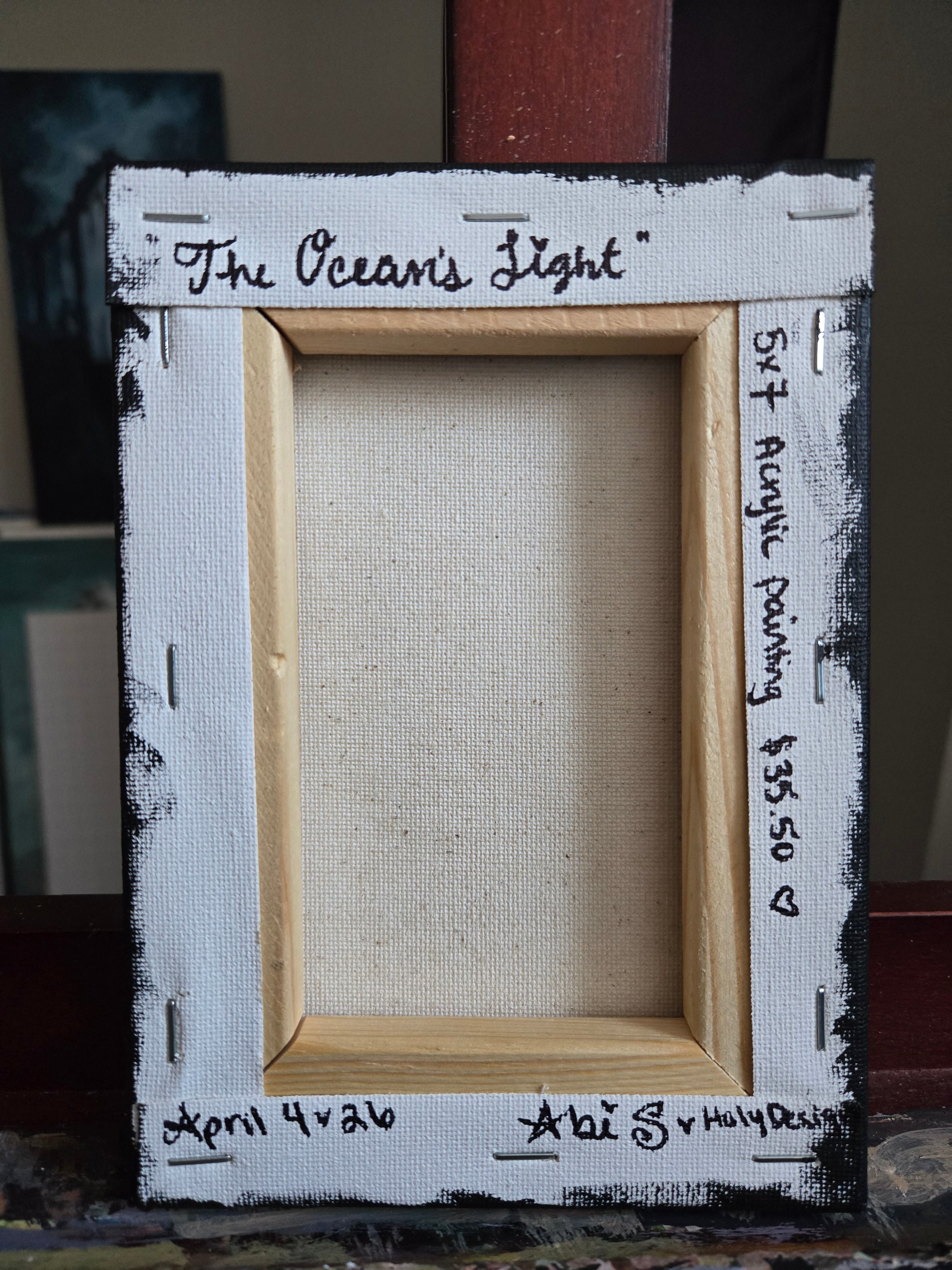 The Oceans Light ~ Painting