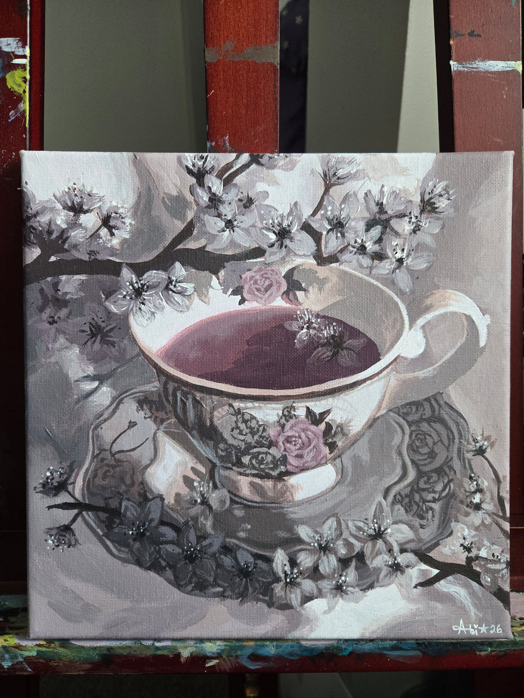 Rose Water & Honey ~ Painting