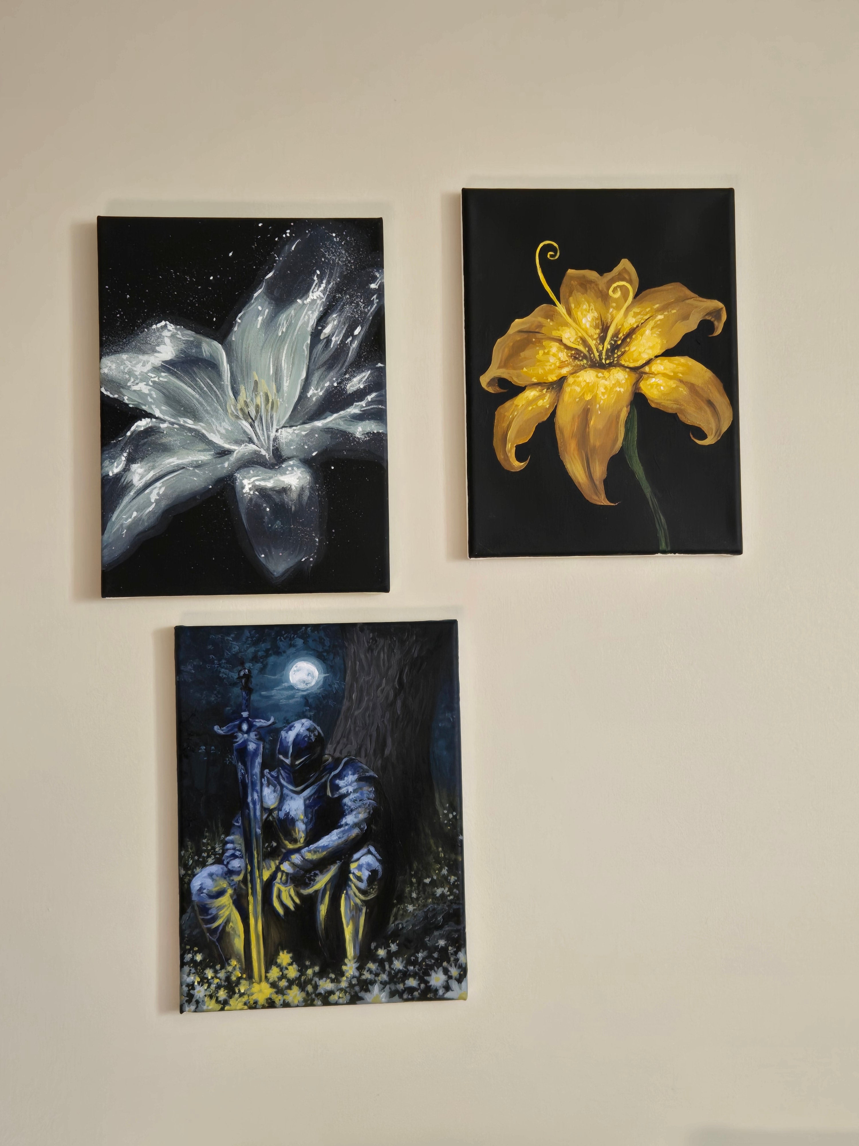 The Midnight Meadow of Dreams ~ Original Painting
