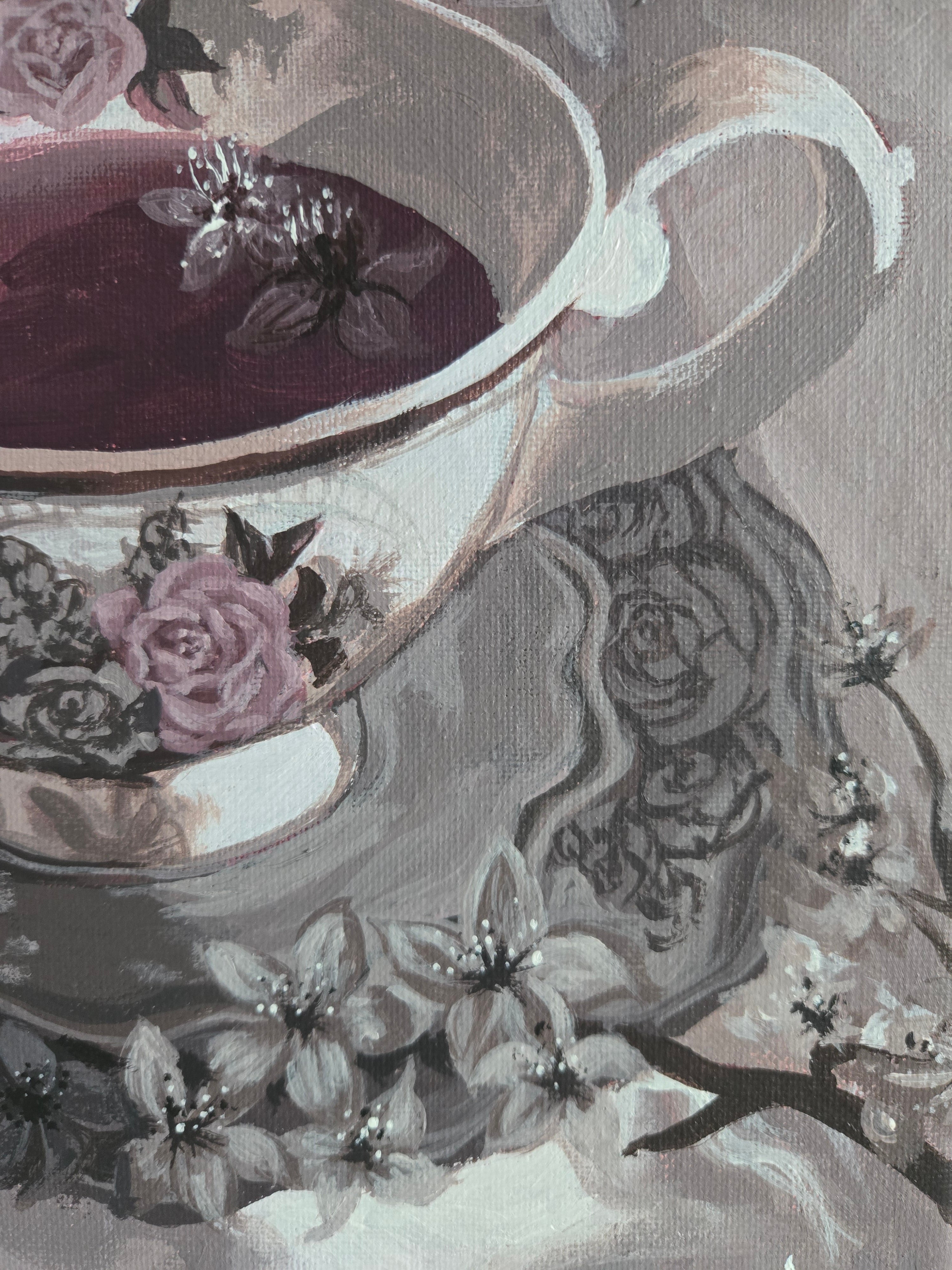 Rose Water & Honey ~ Painting