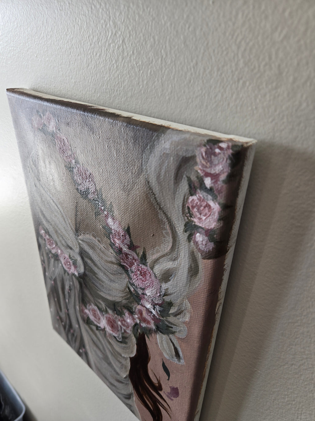 One With the Flowers ~ Original Painting