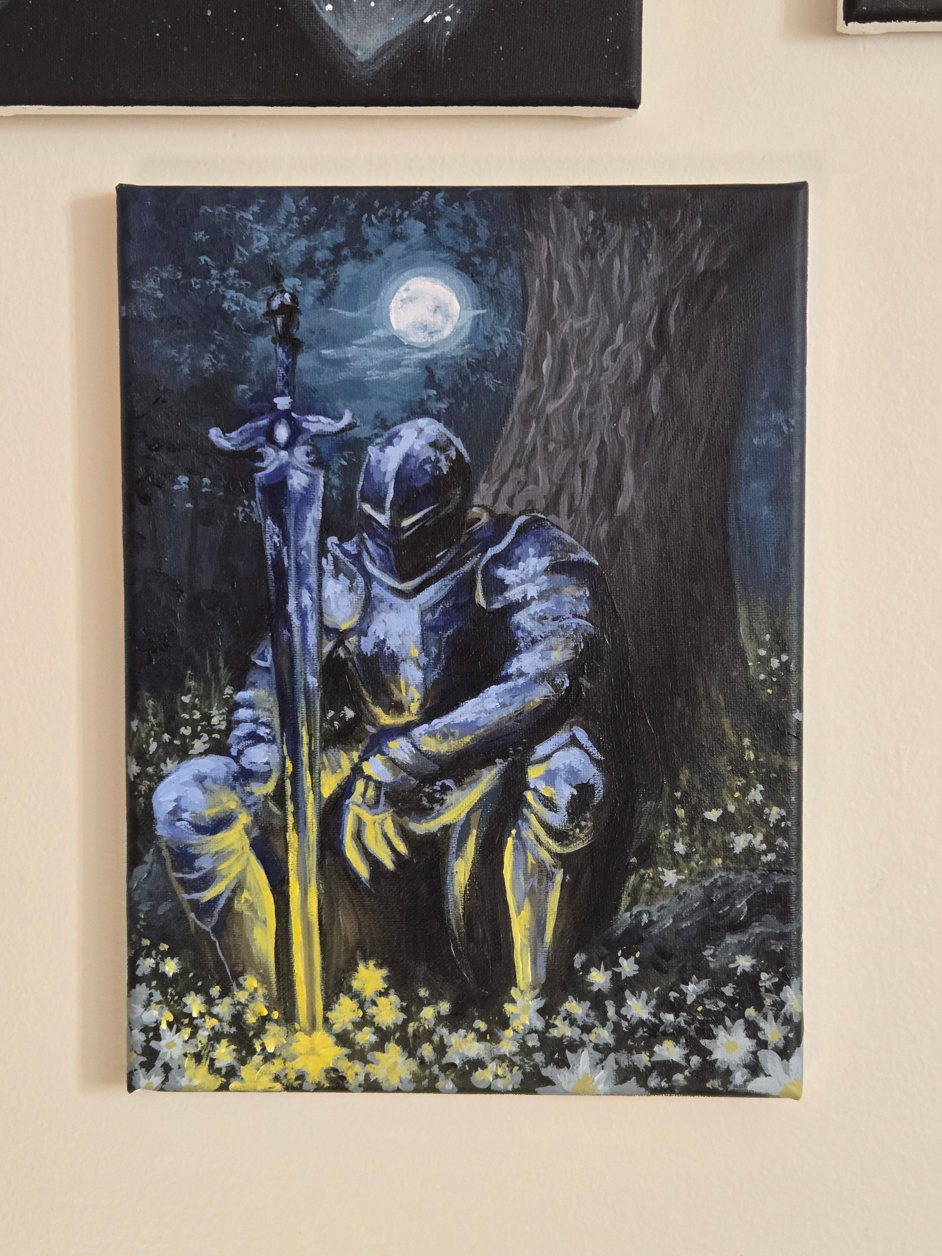 The Midnight Meadow of Dreams ~ Original Painting