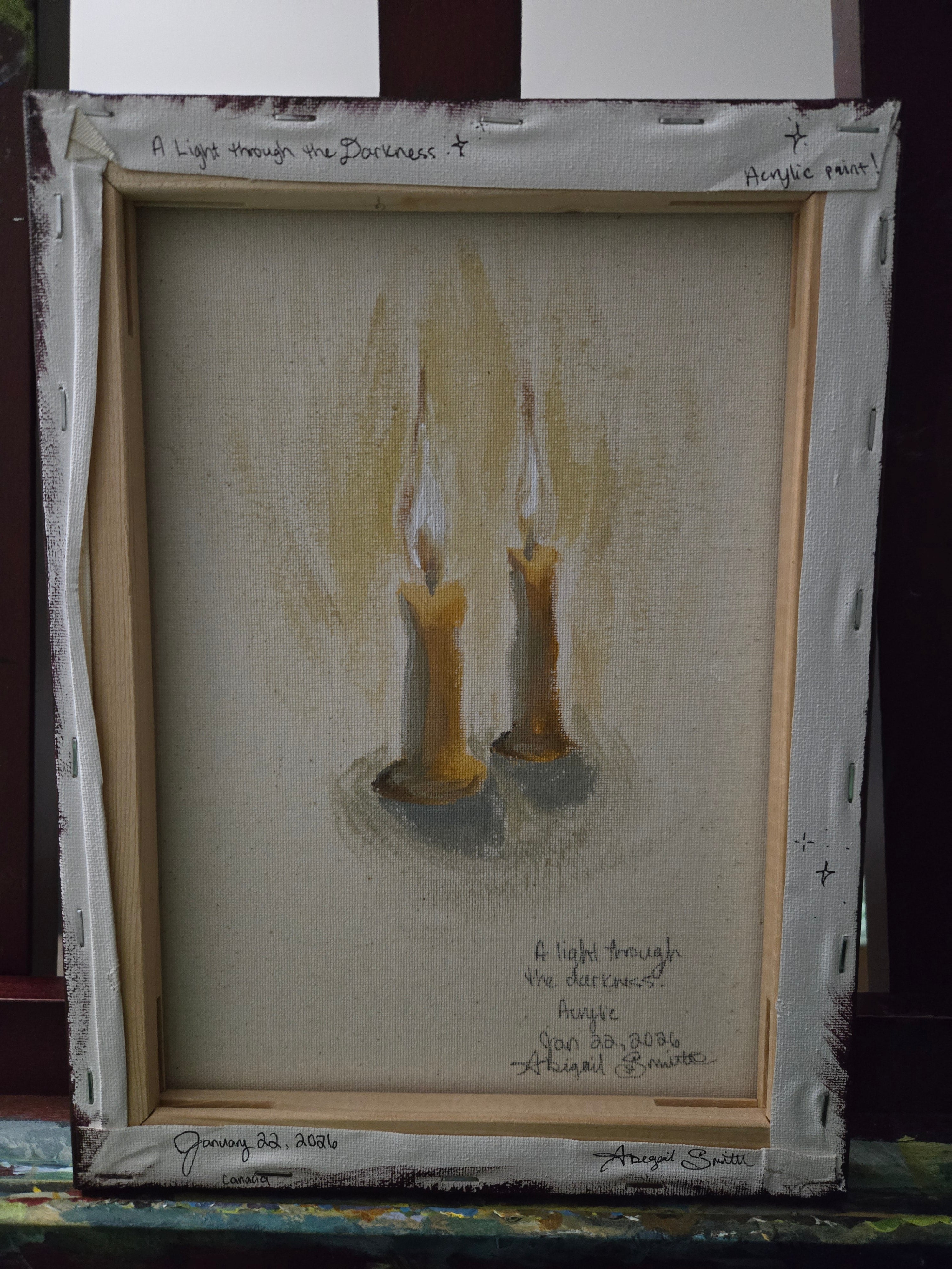 A Light through the Darkness ~ Painting
