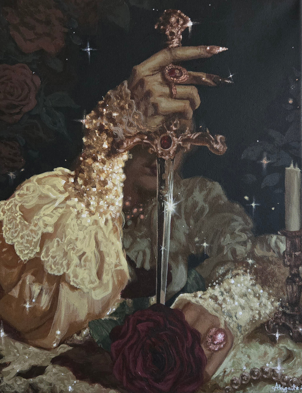 Where the Dagger Lays ~ Painting