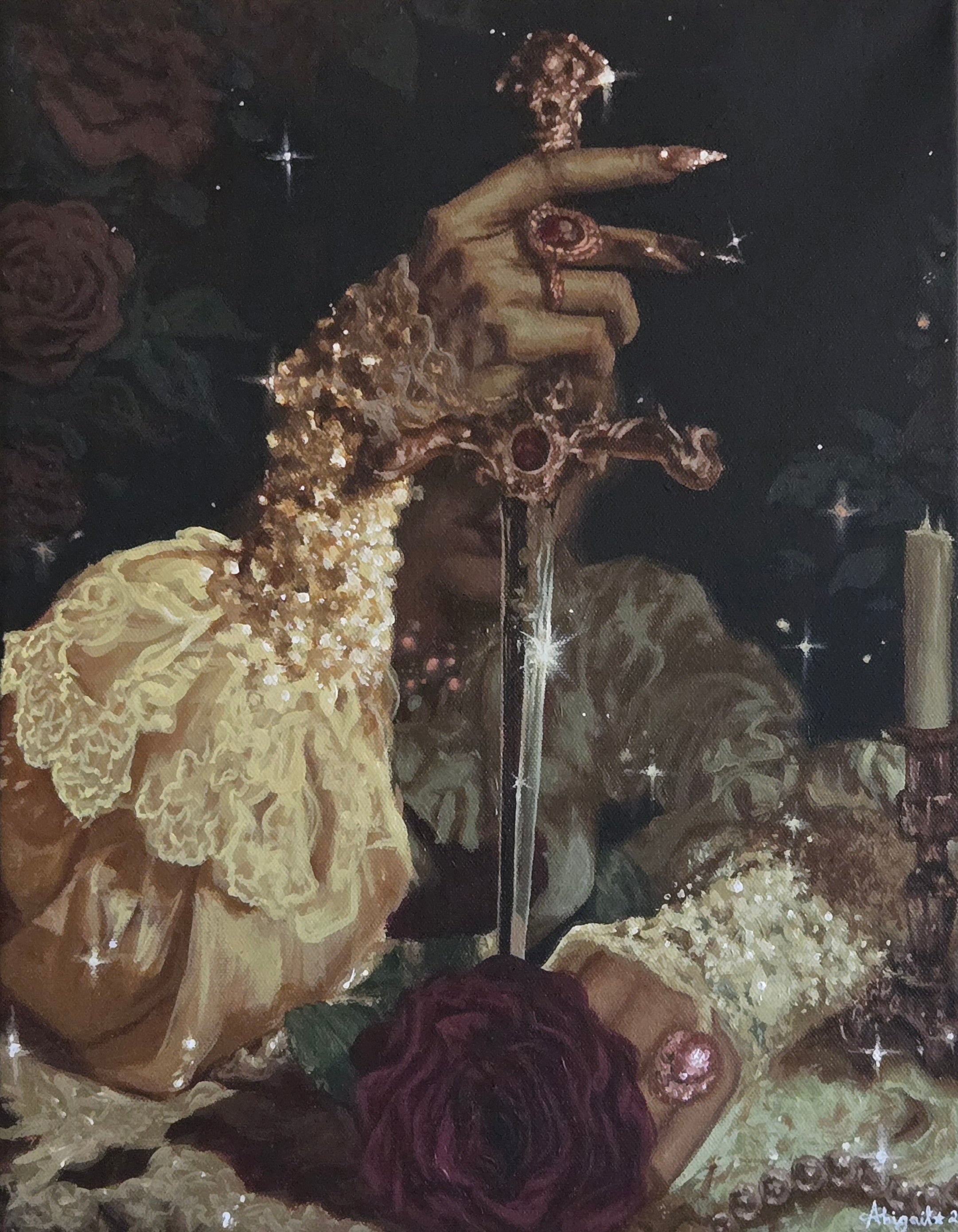 Where the Dagger Lays ~ Painting