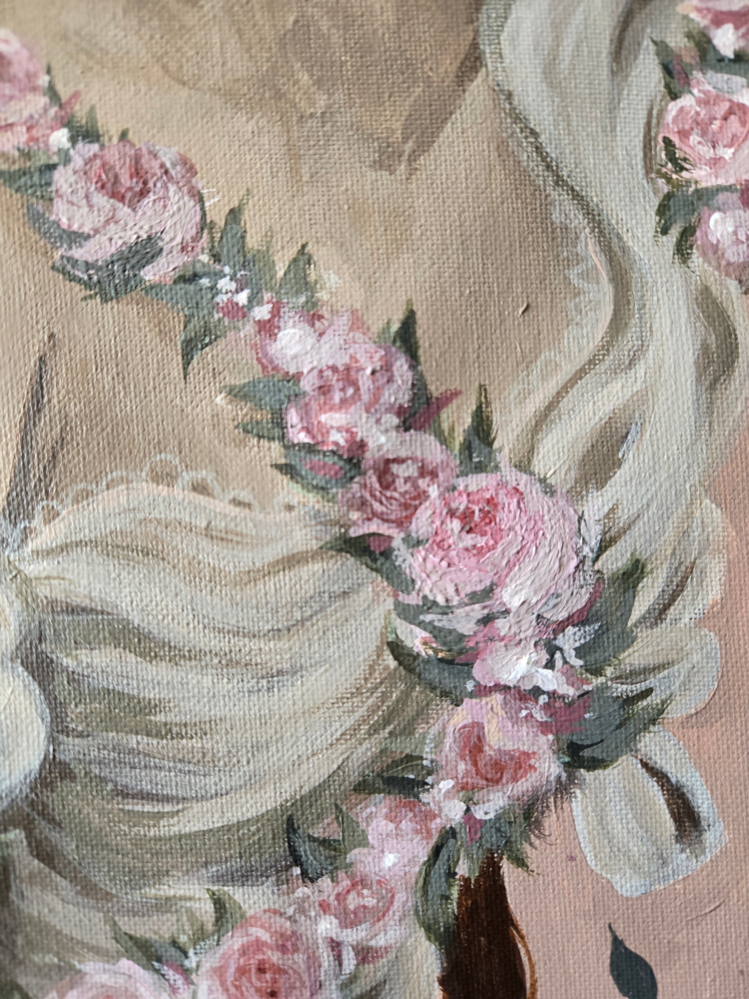 One With the Flowers ~ Original Painting